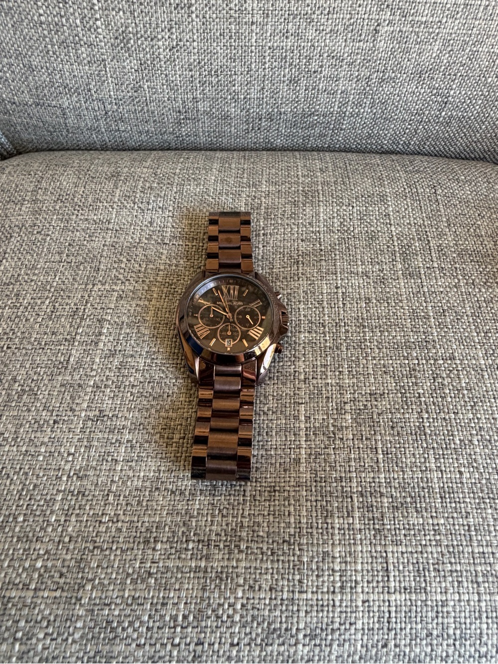 Michael Kors Brown Metal Watch